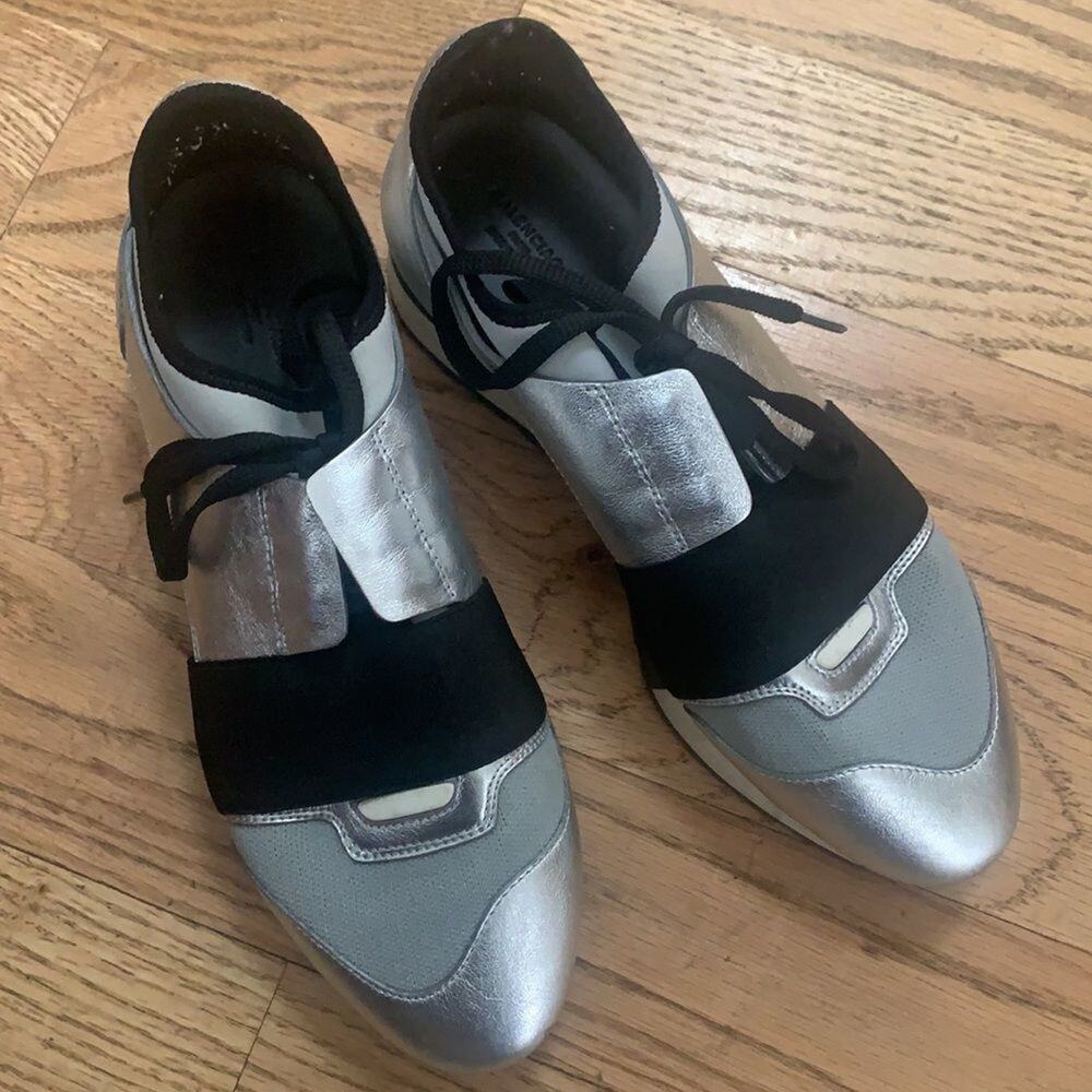 BALENCIAGA RACER SNEAKERS SIZE 8